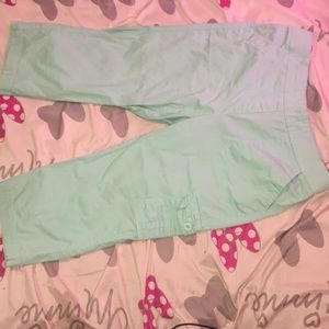 Cute teal Ankle high pants